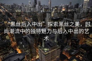 “黑絲后入中出”探索黑絲之美，時尚潮流中的獨(dú)特魅力與后入中出的藝術(shù)