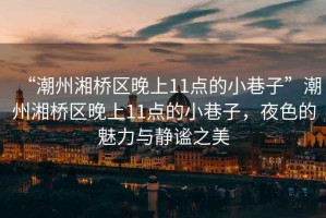 “潮州湘橋區(qū)晚上11點(diǎn)的小巷子”潮州湘橋區(qū)晚上11點(diǎn)的小巷子，夜色的魅力與靜謐之美