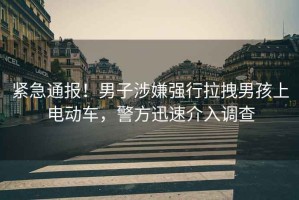 緊急通報(bào)！男子涉嫌強(qiáng)行拉拽男孩上電動(dòng)車，警方迅速介入調(diào)查
