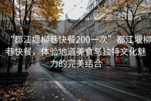 “都江堰柳巷快餐200一次”都江堰柳巷快餐，體驗地道美食與獨(dú)特文化魅力的完美結(jié)合