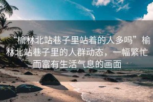 “榆林北站巷子里站著的人多嗎”榆林北站巷子里的人群動(dòng)態(tài)，一幅繁忙而富有生活氣息的畫面