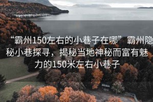 “霸州150左右的小巷子在哪”霸州隱秘小巷探尋，揭秘當(dāng)?shù)厣衩囟挥绪攘Φ?50米左右小巷子
