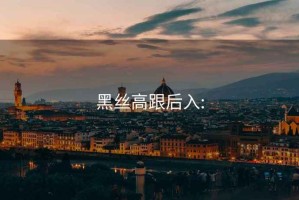 黑絲高跟后入: