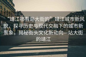 “靖江哪有站大街的”靖江城市新風(fēng)貌，探尋歷史與現(xiàn)代交融下的城市新景象，揭秘街頭文化新動(dòng)向—站大街的靖江
