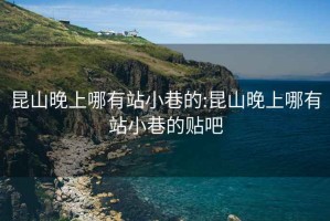 昆山晚上哪有站小巷的:昆山晚上哪有站小巷的貼吧
