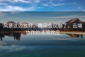 風景這邊獨好，騰訊會議崩了，云端協(xié)作的漣漪效應