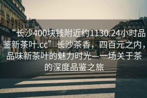 “長沙400塊錢附近約1130.24小時品鑒新茶葉.cc”長沙茶香，四百元之內，品味新茶葉的魅力時光—一場關于茶的深度品鑒之旅