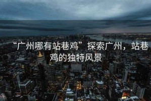 “廣州哪有站巷雞”探索廣州，站巷雞的獨(dú)特風(fēng)景