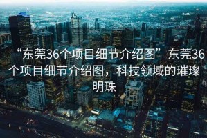 “東莞36個項目細節(jié)介紹圖”東莞36個項目細節(jié)介紹圖，科技領(lǐng)域的璀璨明珠