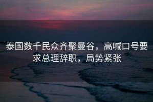 泰國(guó)數(shù)千民眾齊聚曼谷，高喊口號(hào)要求總理辭職，局勢(shì)緊張