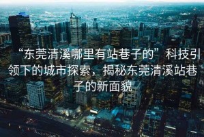 “東莞清溪哪里有站巷子的”科技引領下的城市探索，揭秘東莞清溪站巷子的新面貌