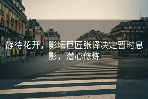 靜待花開，影壇巨匠張譯決定暫時息影，潛心修煉