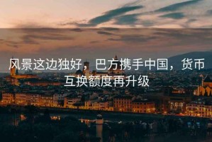 風(fēng)景這邊獨(dú)好，巴方攜手中國(guó)，貨幣互換額度再升級(jí)