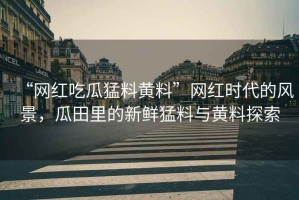 “網(wǎng)紅吃瓜猛料黃料”網(wǎng)紅時(shí)代的風(fēng)景，瓜田里的新鮮猛料與黃料探索