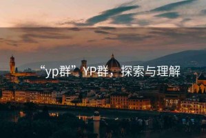 “yp群”YP群，探索與理解