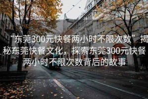 “東莞300元快餐兩小時(shí)不限次數(shù)”揭秘東莞快餐文化，探索東莞300元快餐兩小時(shí)不限次數(shù)背后的故事