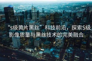 “s級黃片黑絲”科技前沿，探索S級影像質(zhì)量與黑絲技術(shù)的完美融合
