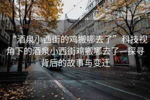 “酒泉小西街的雞搬哪去了”科技視角下的酒泉小西街雞搬哪去了—探尋背后的故事與變遷