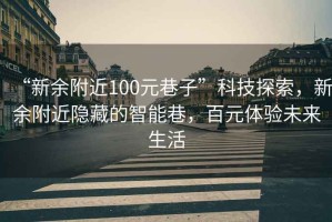 “新余附近100元巷子”科技探索，新余附近隱藏的智能巷，百元體驗(yàn)未來生活