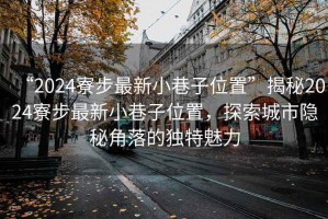 “2024寮步最新小巷子位置”揭秘2024寮步最新小巷子位置，探索城市隱秘角落的獨(dú)特魅力