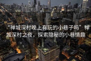 “禪城深村晚上有玩的小巷子嗎”禪城深村之夜，探索隱秘的小巷情趣