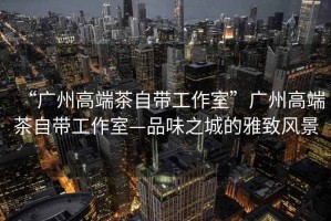 “廣州高端茶自帶工作室”廣州高端茶自帶工作室—品味之城的雅致風景