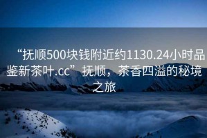 “撫順500塊錢附近約1130.24小時(shí)品鑒新茶葉.cc”撫順，茶香四溢的秘境之旅