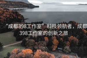 “成都398工作室”科技領(lǐng)航者，成都398工作室的創(chuàng)新之旅