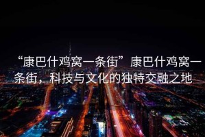 “康巴什雞窩一條街”康巴什雞窩一條街，科技與文化的獨(dú)特交融之地