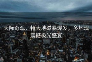 天際奇觀，特大地磁暴爆發(fā)，多地現(xiàn)震撼極光盛宴