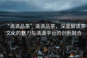 “滴滴品茶”滴滴品茶，深度解讀茶文化的魅力與滴滴平臺(tái)的創(chuàng)新融合