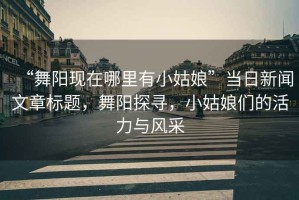 “舞陽(yáng)現(xiàn)在哪里有小姑娘”當(dāng)日新聞文章標(biāo)題，舞陽(yáng)探尋，小姑娘們的活力與風(fēng)采