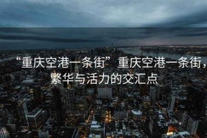“重慶空港一條街”重慶空港一條街，繁華與活力的交匯點