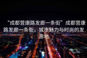 “成都營(yíng)康路發(fā)廊一條街”成都營(yíng)康路發(fā)廊一條街，城市魅力與時(shí)尚的發(fā)源地