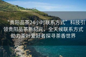 “貴陽品茶24小時聯(lián)系方式”科技引領(lǐng)貴陽品茶新紀(jì)元，全天候聯(lián)系方式助力茶葉愛好者探尋茶香世界
