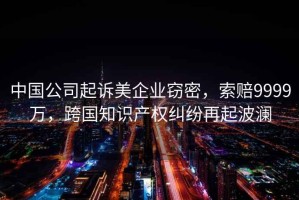 中國公司起訴美企業(yè)竊密，索賠9999萬，跨國知識產(chǎn)權(quán)糾紛再起波瀾