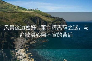 風景這邊獨好—董宇輝離職之謎，與俞敏洪心照不宣的背后