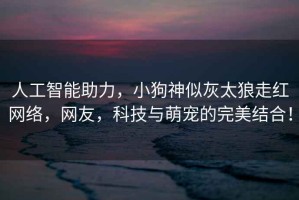 人工智能助力，小狗神似灰太狼走紅網(wǎng)絡(luò)，網(wǎng)友，科技與萌寵的完美結(jié)合！