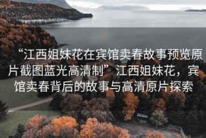 “江西姐妹花在賓館賣春故事預(yù)覽原片截圖藍(lán)光高清制”江西姐妹花，賓館賣春背后的故事與高清原片探索
