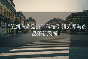 “蕪湖海選品茶”科技引領(lǐng)蕪湖海選品茶新風(fēng)尚