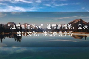 “汕尾高端茶vx”汕尾高端茶，品味獨特文化，體驗尊貴享受