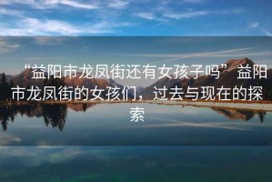 “益陽市龍鳳街還有女孩子嗎”益陽市龍鳳街的女孩們，過去與現(xiàn)在的探索