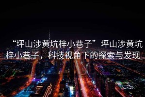 “坪山涉黃坑梓小巷子”坪山涉黃坑梓小巷子，科技視角下的探索與發(fā)現(xiàn)