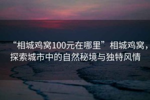 “相城雞窩100元在哪里”相城雞窩，探索城市中的自然秘境與獨(dú)特風(fēng)情