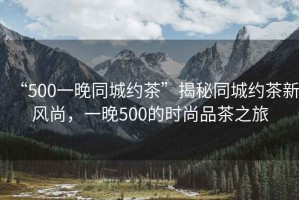 “500一晚同城約茶”揭秘同城約茶新風(fēng)尚，一晚500的時(shí)尚品茶之旅