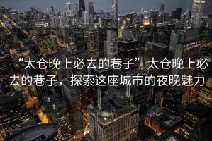 “太倉晚上必去的巷子”太倉晚上必去的巷子，探索這座城市的夜晚魅力