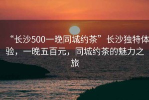 “長沙500一晚同城約茶”長沙獨特體驗，一晚五百元，同城約茶的魅力之旅