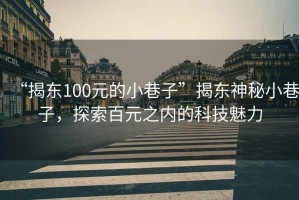 “揭東100元的小巷子”揭東神秘小巷子，探索百元之內(nèi)的科技魅力