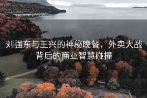 劉強東與王興的神秘晚餐，外賣大戰(zhàn)背后的商業(yè)智慧碰撞