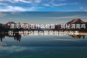 “渭南雞街在什么位置”揭秘渭南雞街，地理位置與繁榮背后的故事